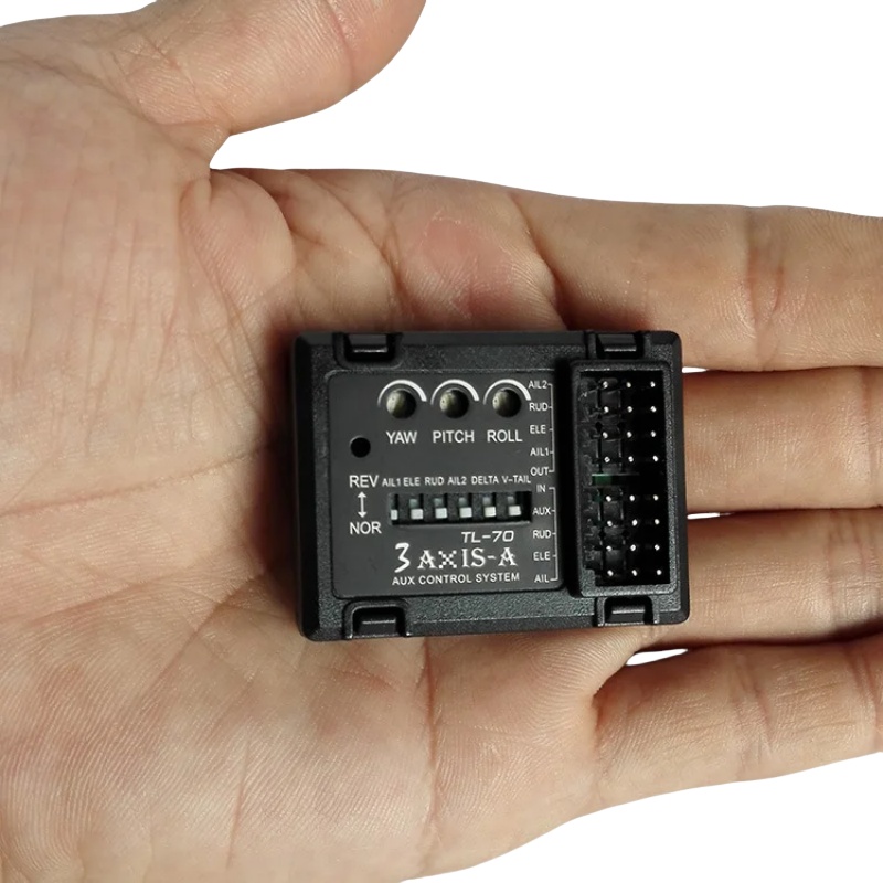 3軸ジャイロフライトコントローラーTL70オートバランススタ - Rc Helicopter Remote Control のレビューと価格