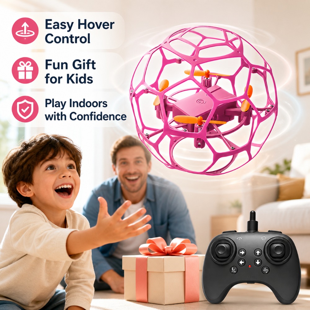 フットボール型RCドローンクアッドコプター、LEDライト付き - Rc Helicopter Charger のレビューと価格