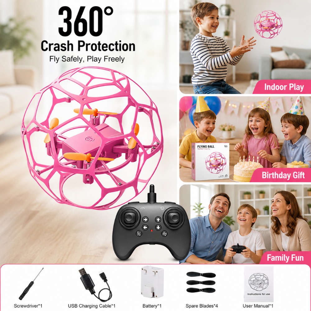 フットボール型RCドローンクアッドコプター、LEDライト付き - Rc Helicopter Charger のレビューと価格