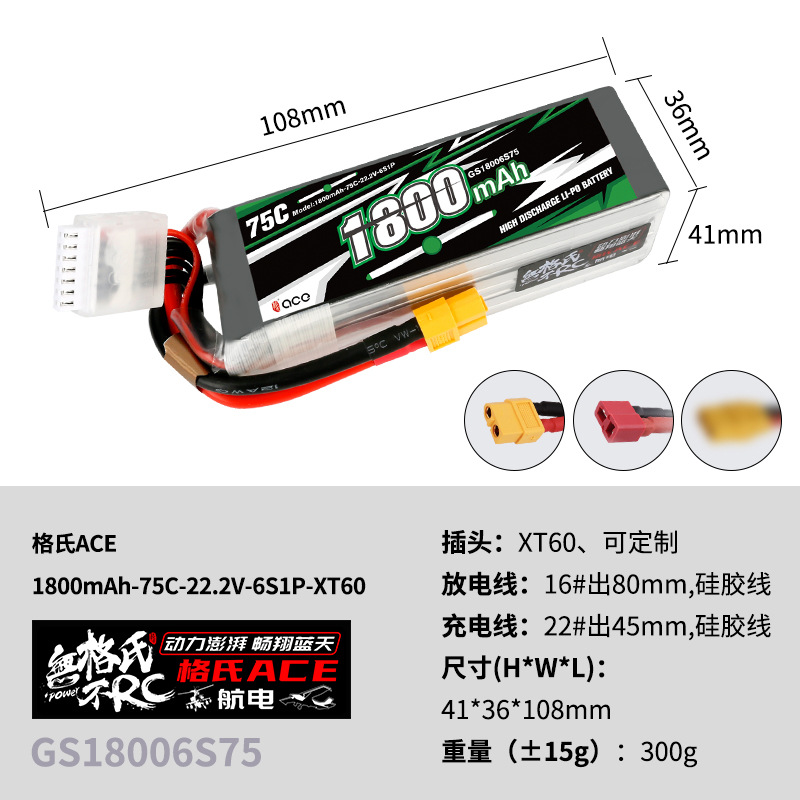 2個入り Gens ACE 22.2V リポバッテリー 14 - Rc Helicopter Parts のレビューと価格