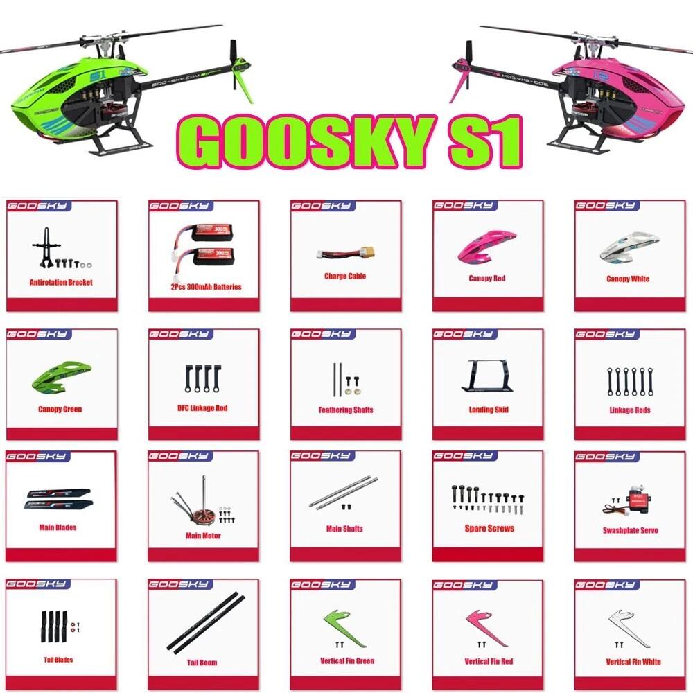Goosky S1 ヘリコプター RC 電動交換用アクセサリ - Rc Helicopter Bag のレビューと価格