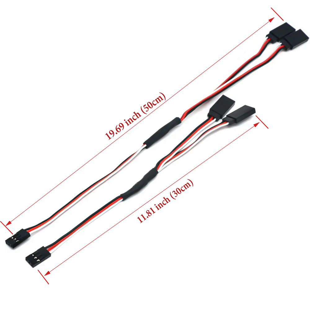 5/8/10 個 RC サーボ Y 延長ケーブル 300 ミ - Rc Helicopter Parts のレビューと価格