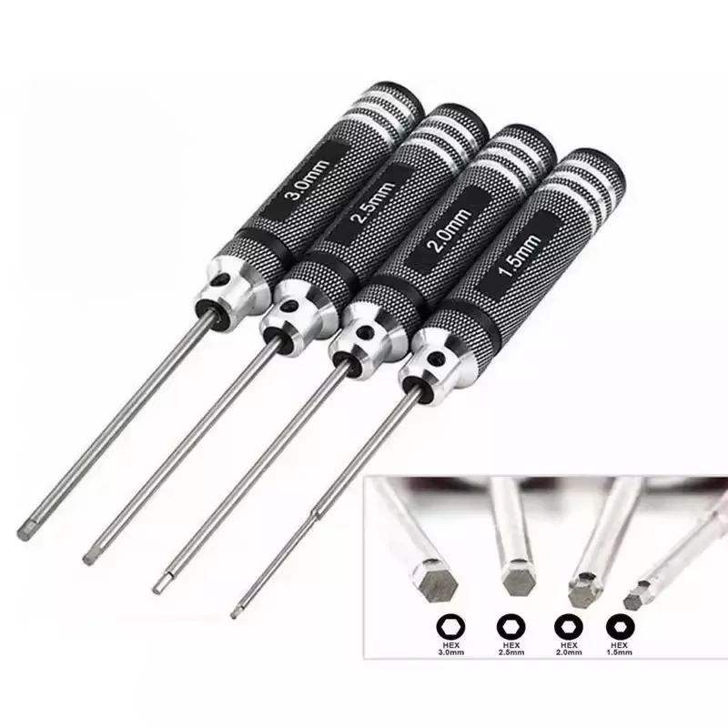 六角ドライバーセット 1.5/2.0/2.5/3.0mm - - Rc Helicopter Tool Kit のレビューと価格