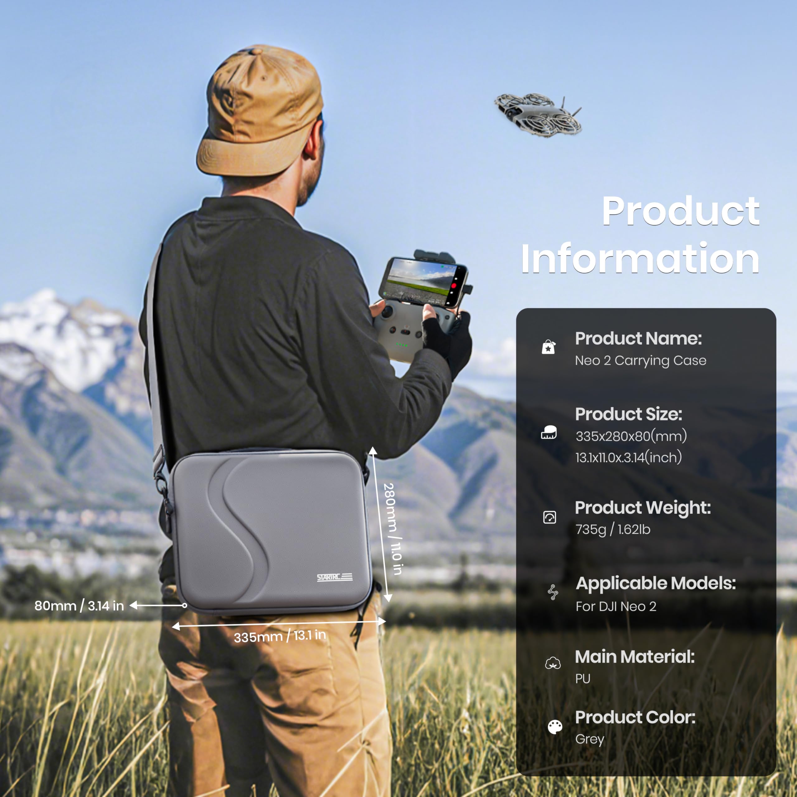 DJI Neo 2 アクセサリー用キャリングケース |    - Rc Helicopter Bag のレビューと価格
