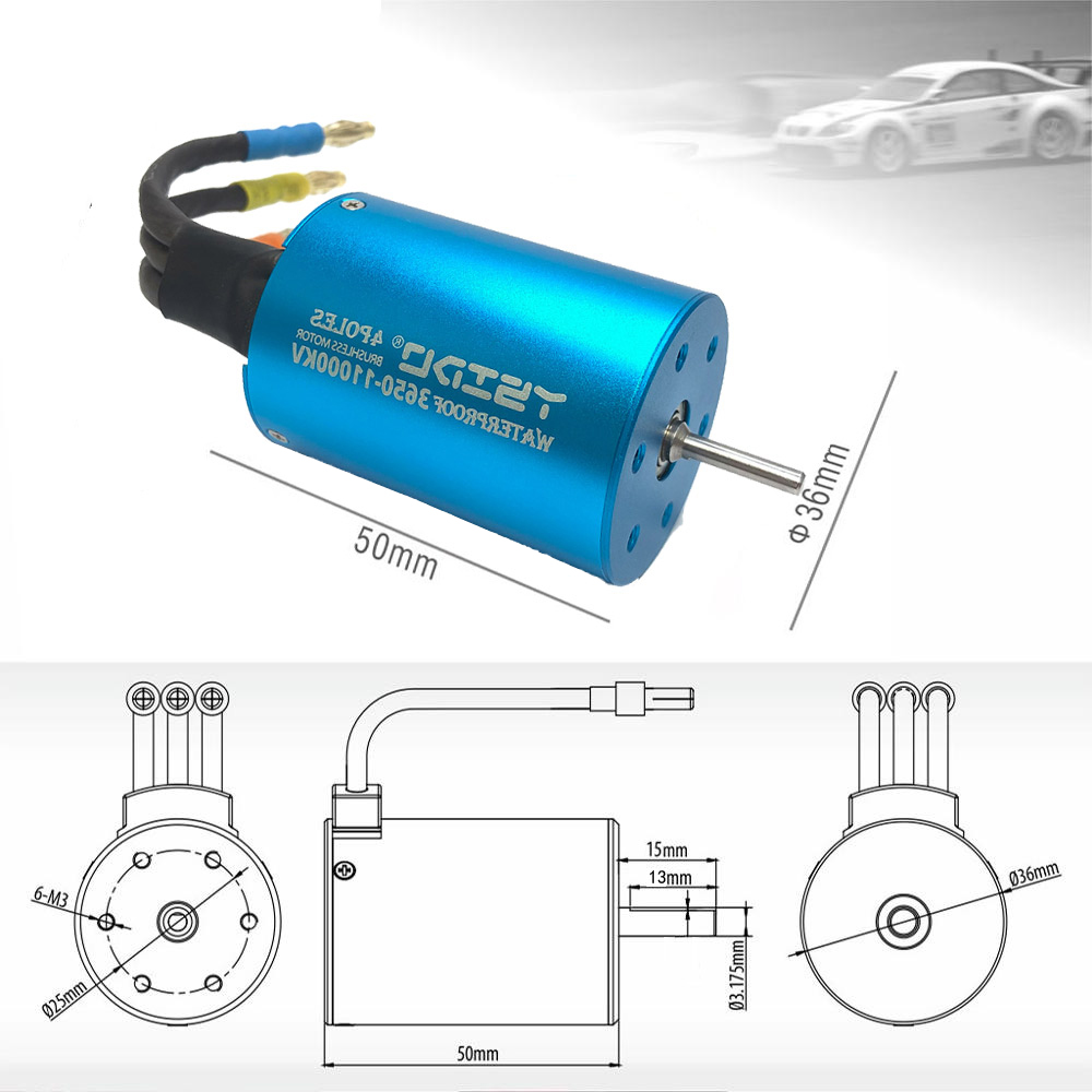 YSIDO 3650 ブラシレスモーター 60A/80A/1 - Rc Helicopter Servo のレビューと価格