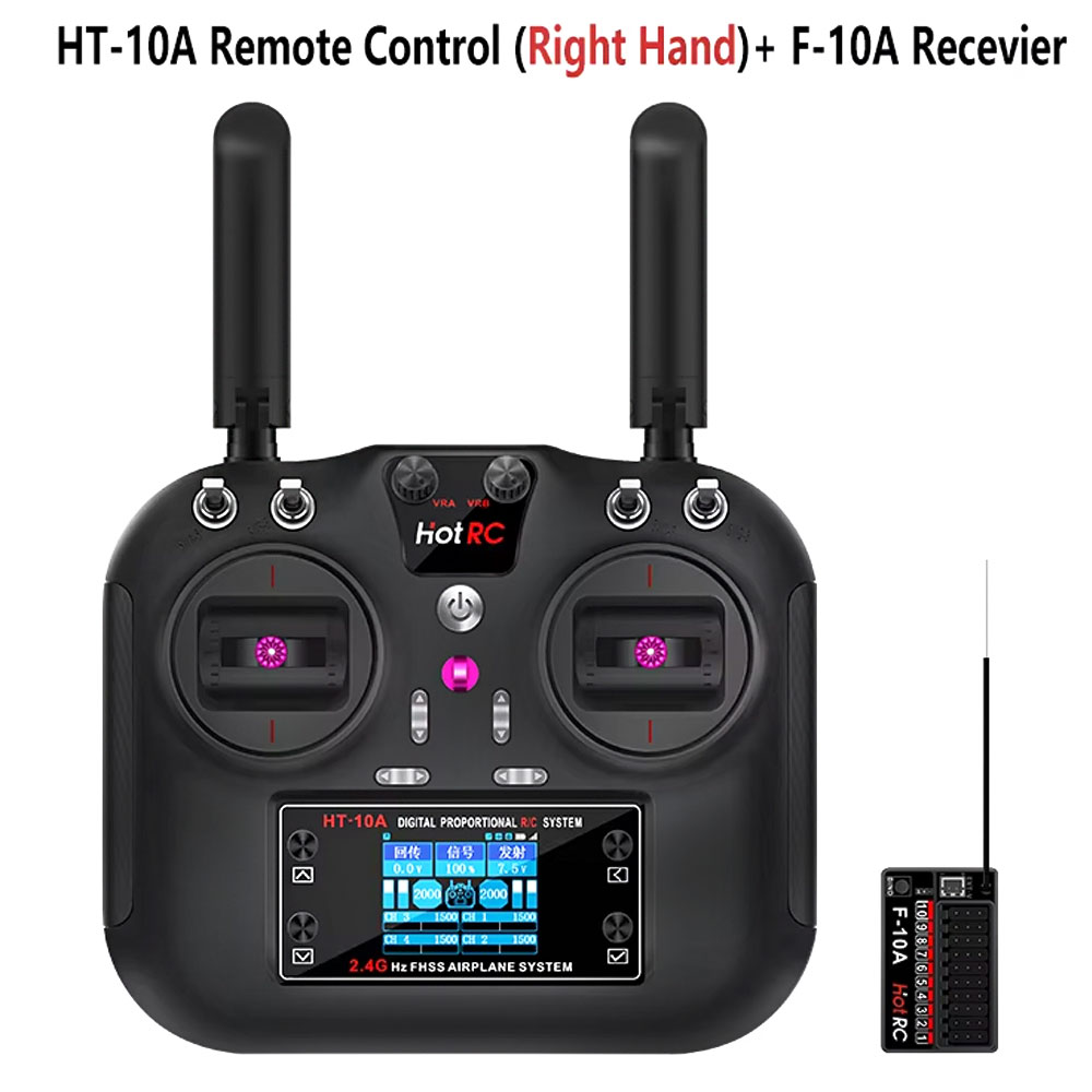Hotrc HT-10A 2.4G 10CH送信機 F10A - Rc Helicopter Remote Control のレビューと価格