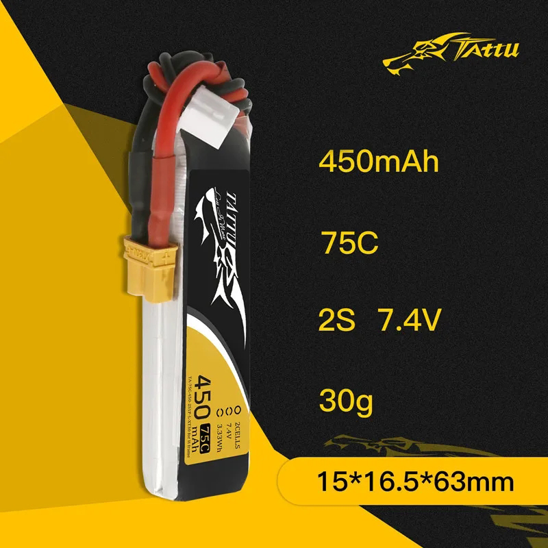 Tattu-ドローン用バッテリー,rcヘリコプター用,fpv - Rc Helicopter Parts のレビューと価格